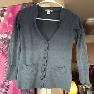 Ombré banana republic cardigan.